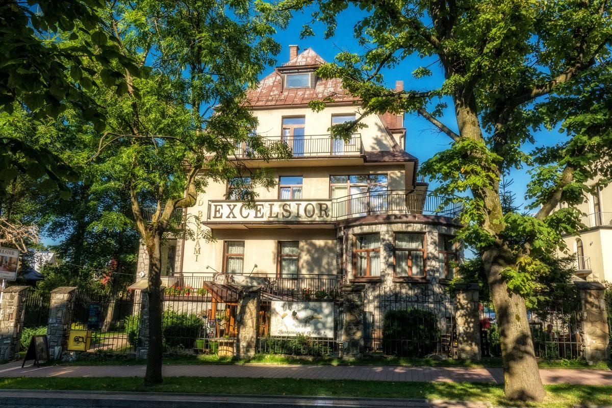 Willa Excelsior Закопане горы Татры отдых в польских горах Польша